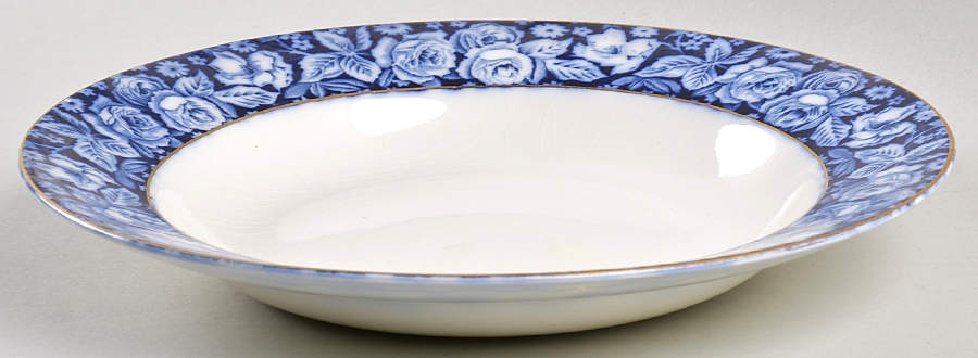 Beauty Roses Large Rim Soup Bowl by Grindley-1