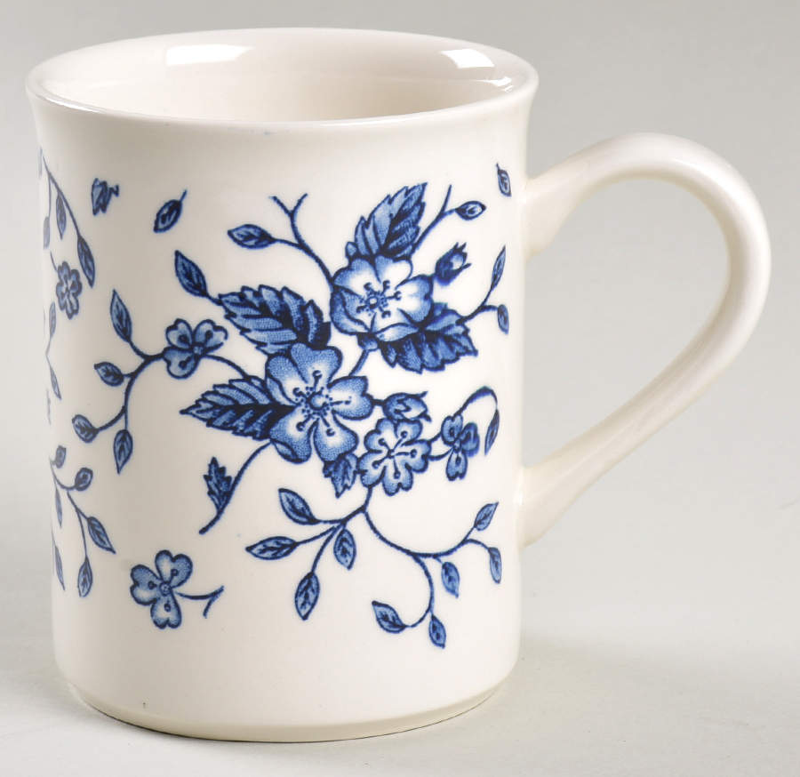 Bouquet Blue Mug by Grindley-1