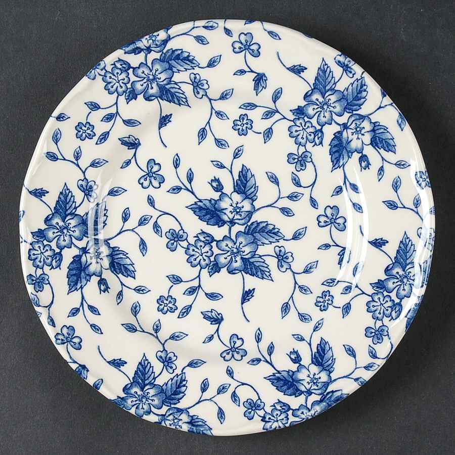 Bouquet Blue Bread & Butter Plate by Grindley-1