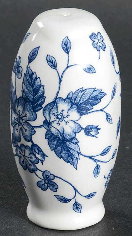 Bouquet Blue Salt Shaker by Grindley-1