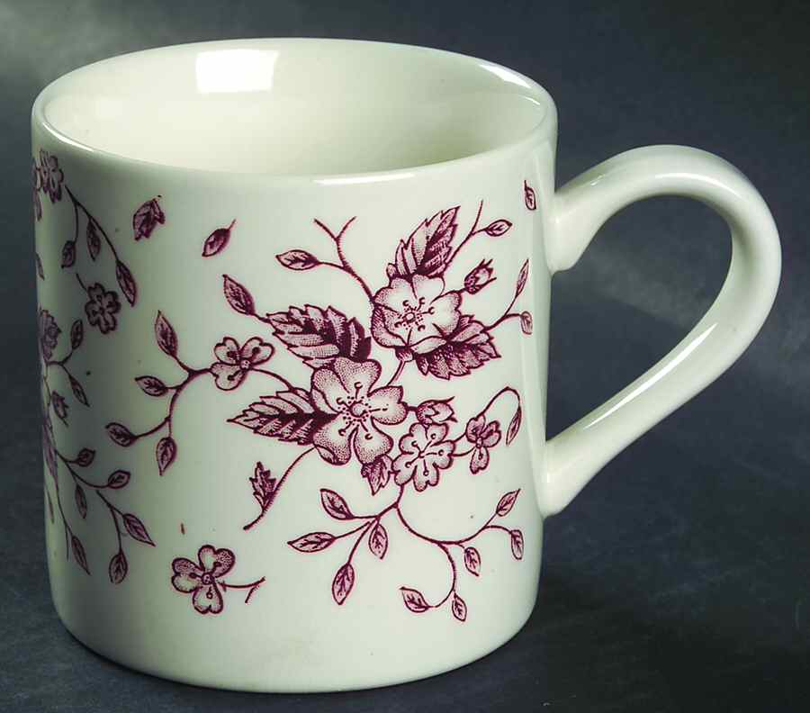 Bouquet Pink Mug by Grindley-1