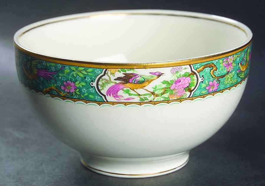 Braintree Cranberry Bowl by Grindley-1