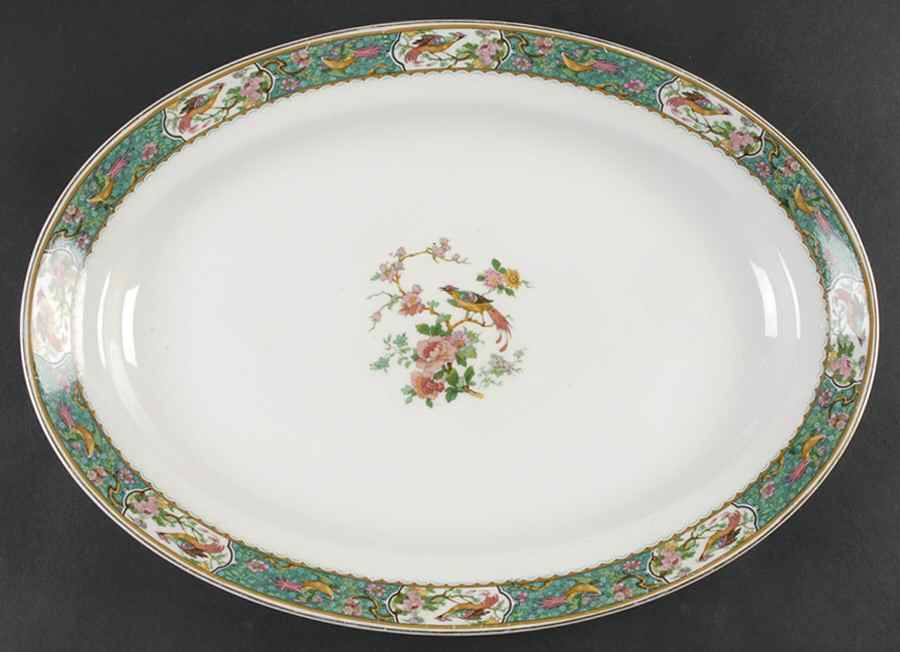 Braintree 16" Oval Serving Platter by Grindley-1