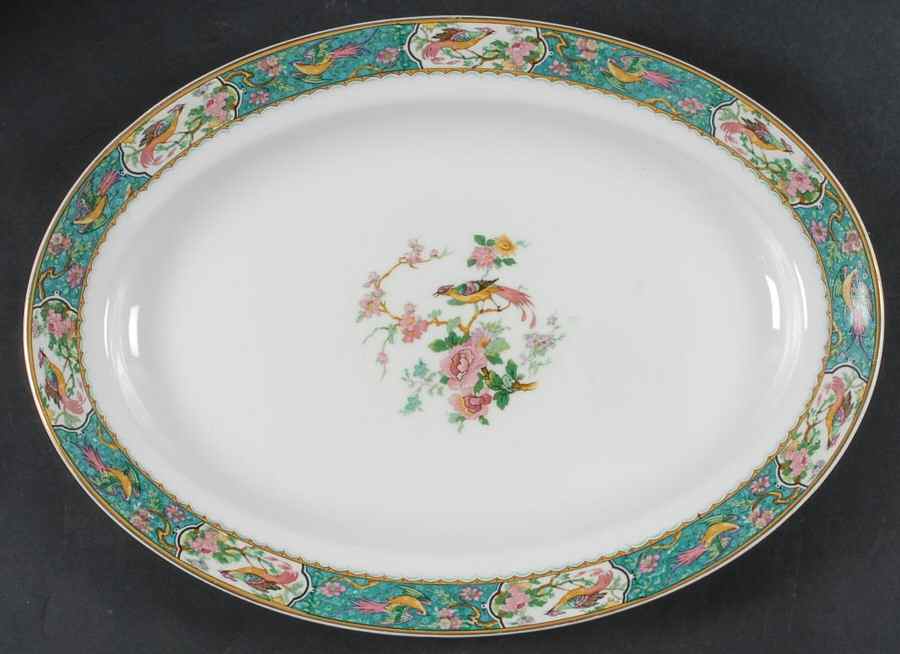 Braintree 13" Oval Serving Platter by Grindley-1