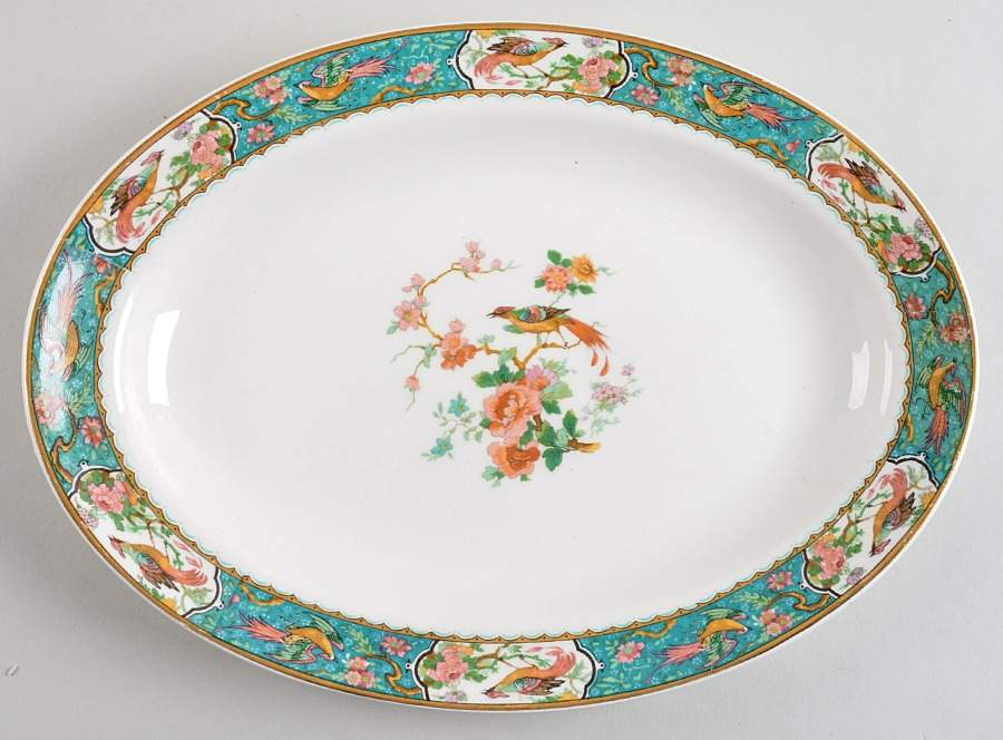 Braintree 12" Oval Serving Platter by Grindley-1