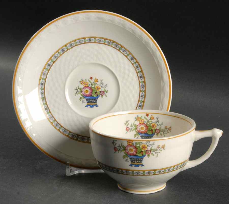 The Bristol Flat Cup & Saucer Set by Grindley-1