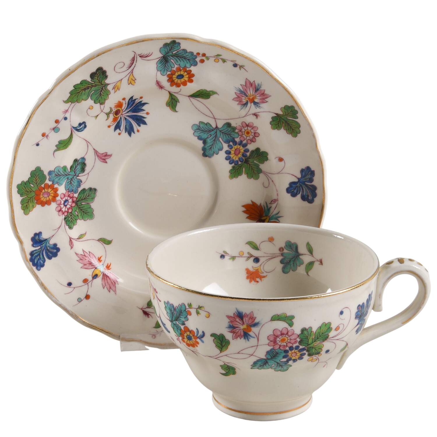 Cambria Footed Cup & Saucer Set by Grindley-1