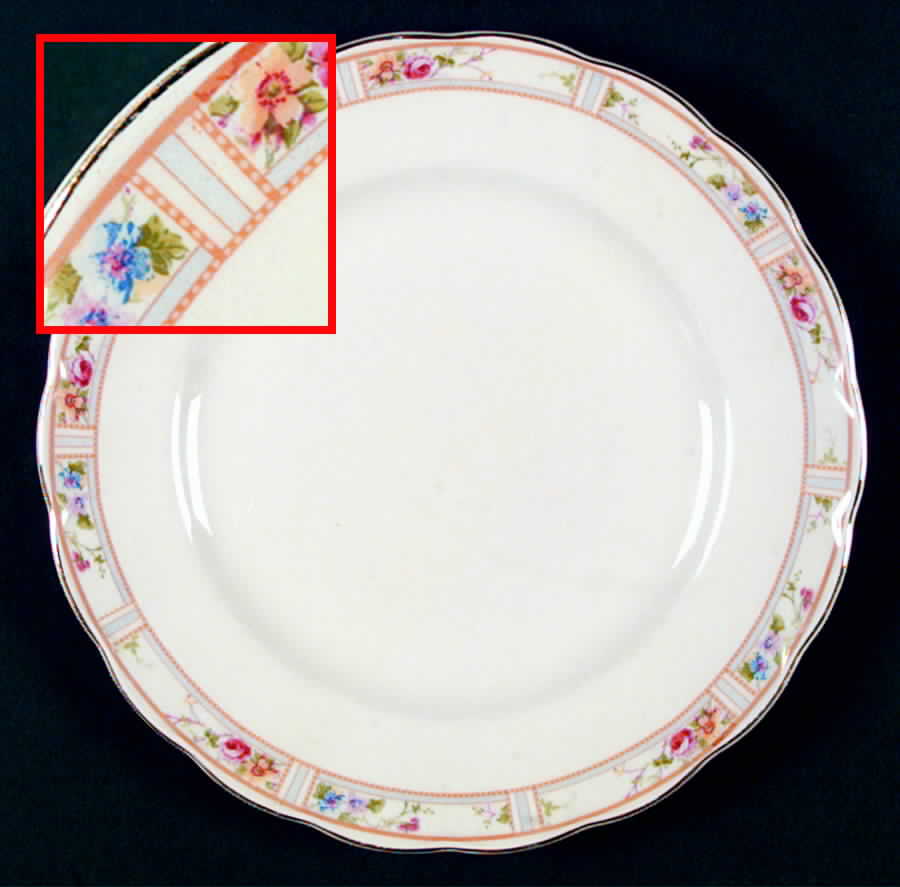 Carmona (Scalloped Edge) Dinner Plate by Grindley-1
