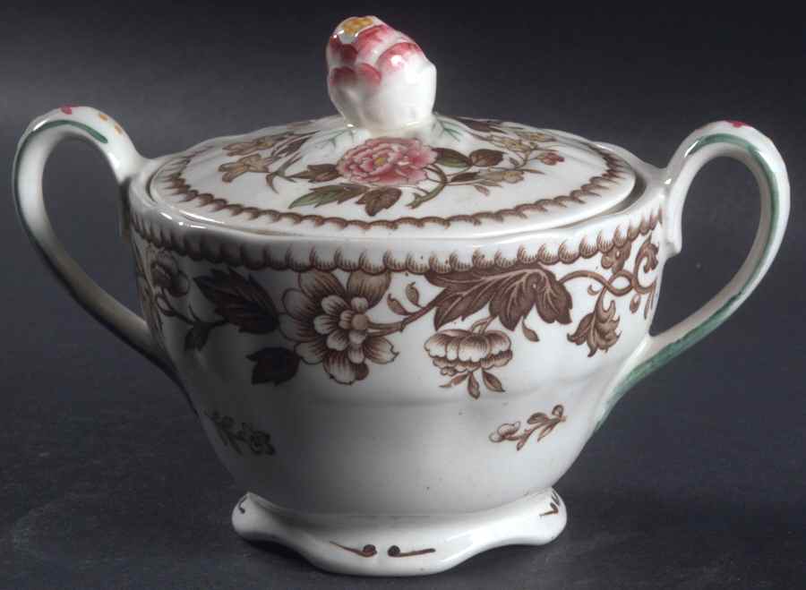 Cathay Sugar Bowl & Lid by Grindley-1