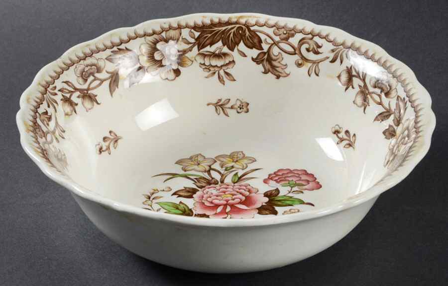 Cathay 8" Round Vegetable Bowl by Grindley-1