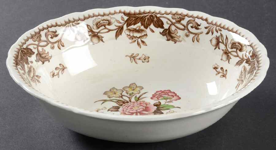 Cathay 9" Oval Vegetable Bowl by Grindley-1