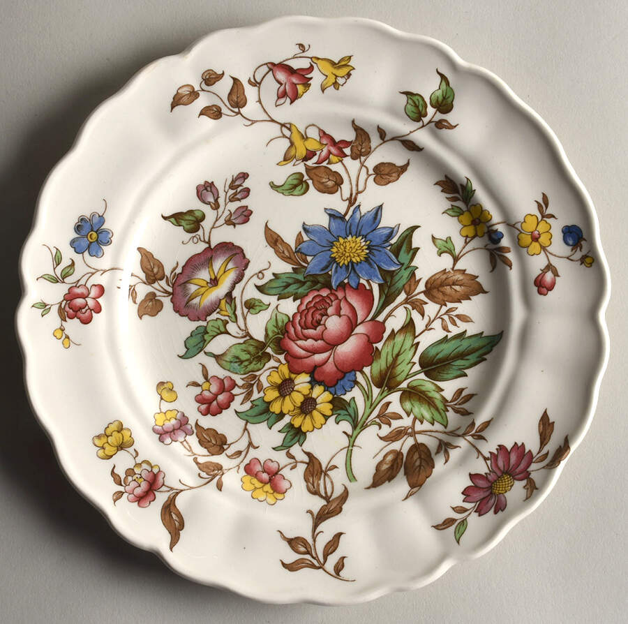 Celia Salad Plate by Grindley-1