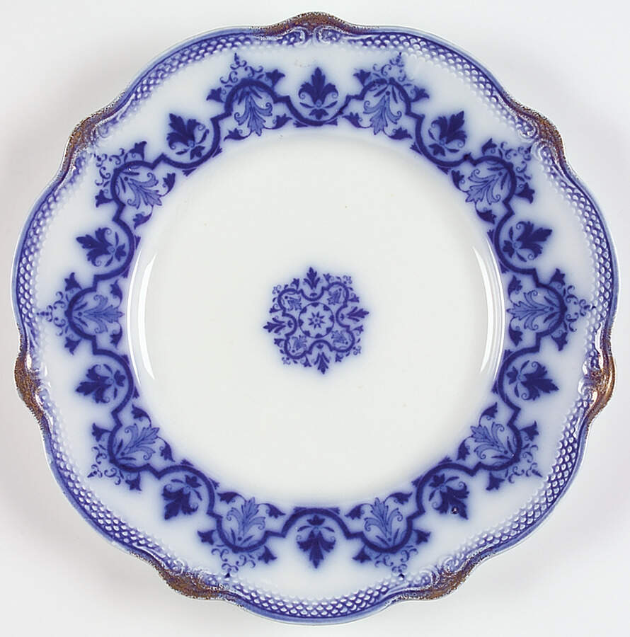 Celtic (Flow Blue) Dinner Plate by Grindley-1