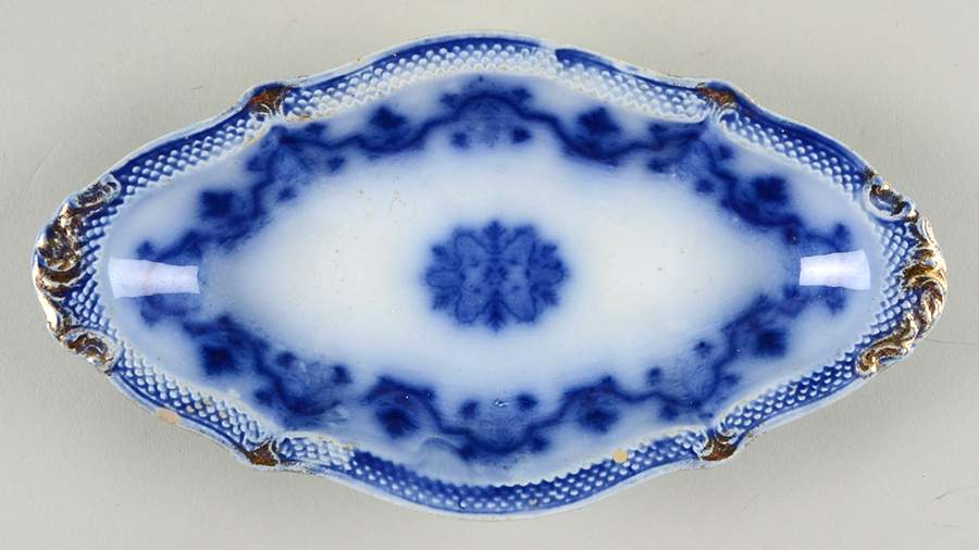 Celtic (Flow Blue) Relish by Grindley-1