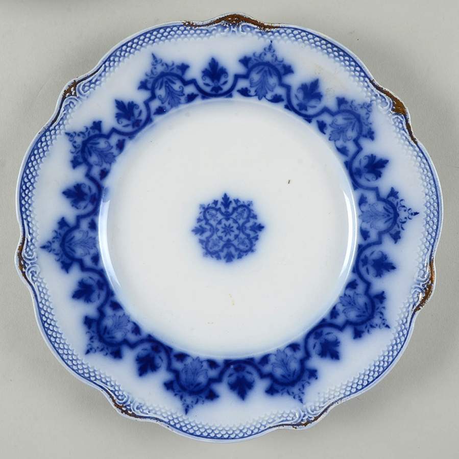 Celtic (Flow Blue) Luncheon Plate by Grindley-1