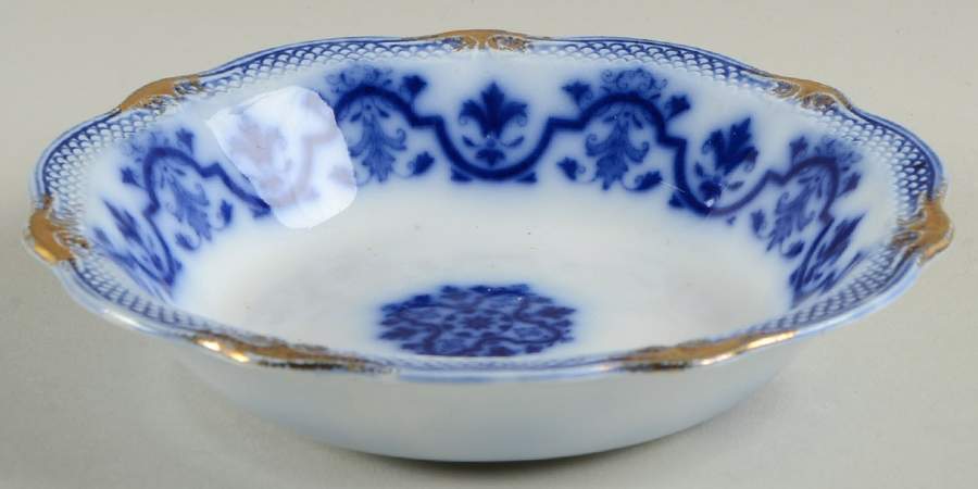 Celtic (Flow Blue) Fruit/Dessert (Sauce) Bowl by Grindley-1
