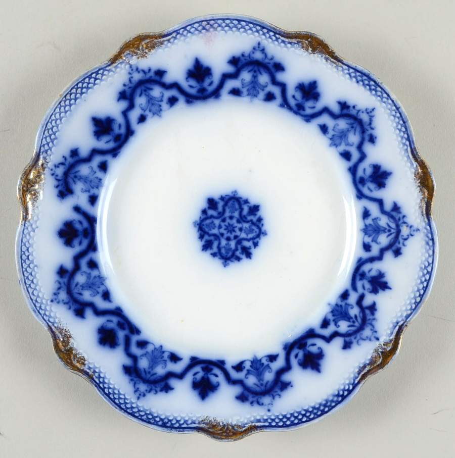 Celtic (Flow Blue) Dessert/Pie Plate by Grindley-1