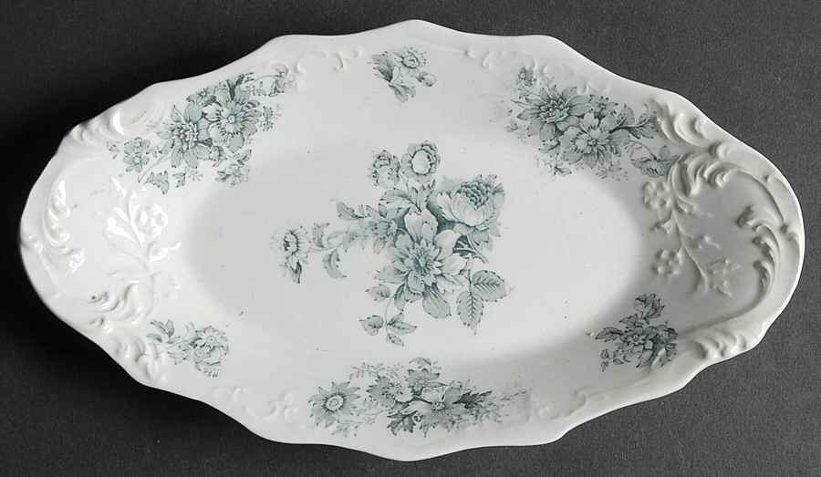 Chatsworth Blue Gray (No Gold) Relish by Grindley-1