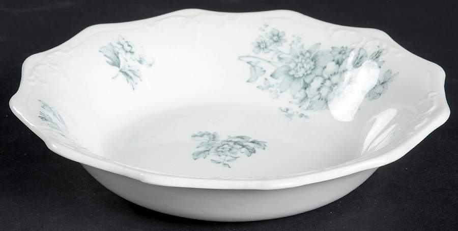Chatsworth Blue Gray (No Gold) Fruit/Dessert (Sauce) Bowl by Grindley-1