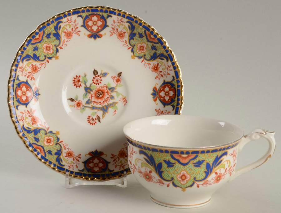 Chesterfield Flat Cup & Saucer Set by Grindley-1