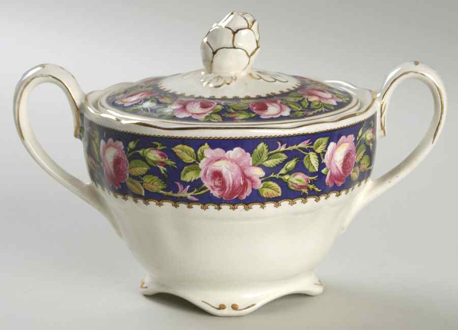 Chester Sugar Bowl & Lid by Grindley-1