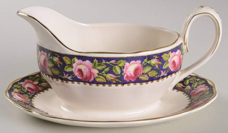 Chester Gravy Boat with Attached Underplate by Grindley-1
