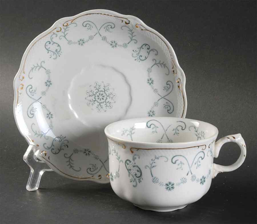 Clytie Flat Cup & Saucer Set by Grindley-1