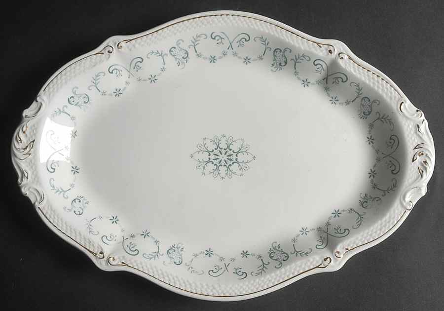 Clytie 12" Oval Serving Platter by Grindley-1