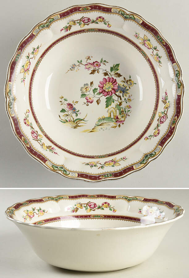 Connaught 10" Round Vegetable Bowl by Grindley-1