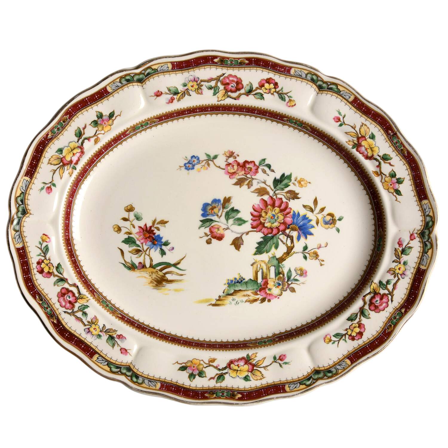 Connaught 11" Oval Serving Platter by Grindley-1