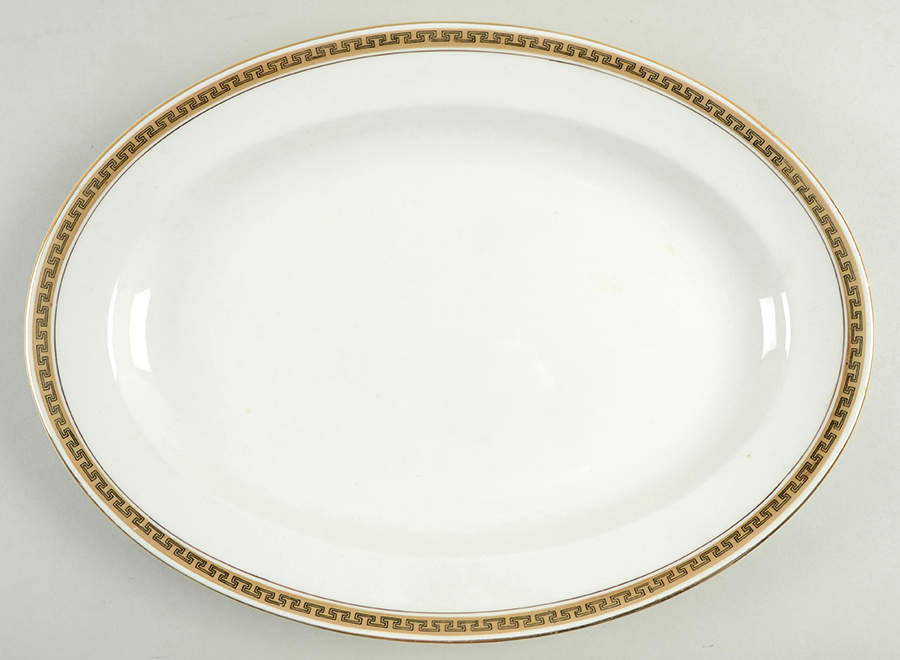 The Corfu 13" Oval Serving Platter by Grindley-1