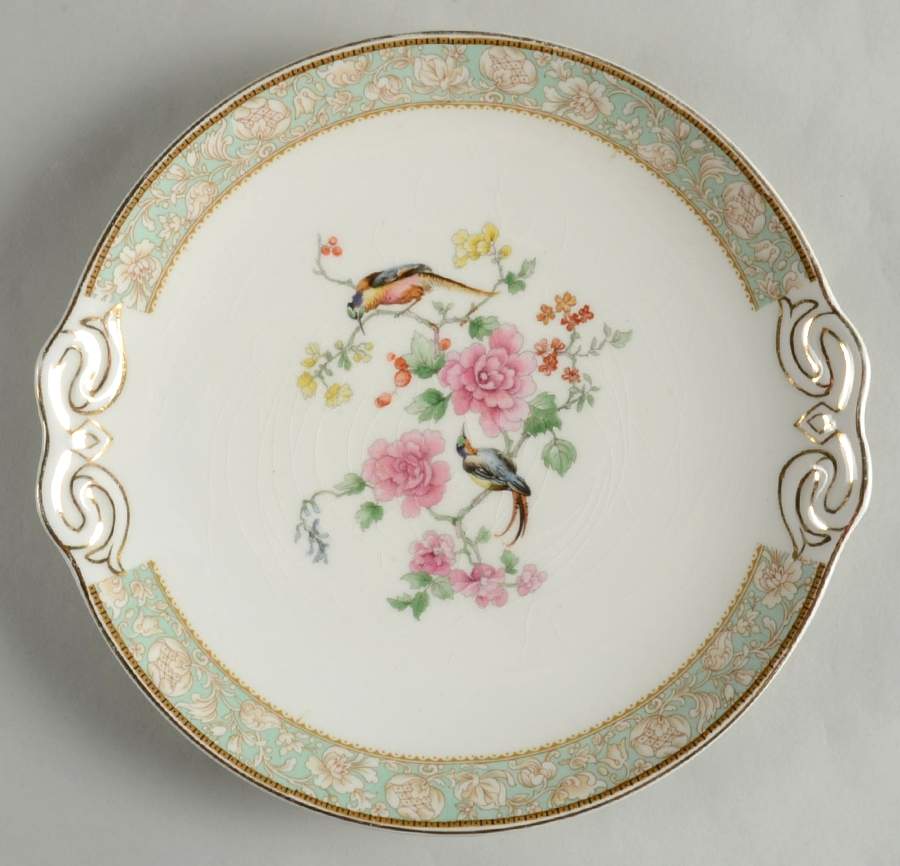 Crescent Handled Cake Plate by Grindley-1