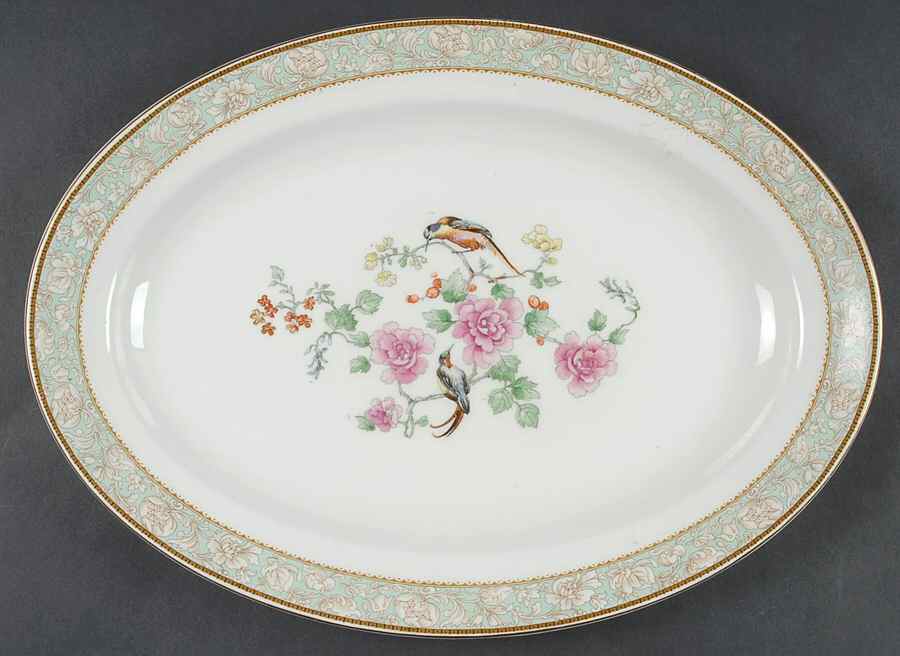 Crescent 14" Oval Serving Platter by Grindley-1