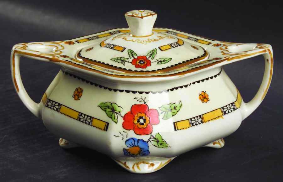 Dartmouth Sugar Bowl & Lid by Grindley-1
