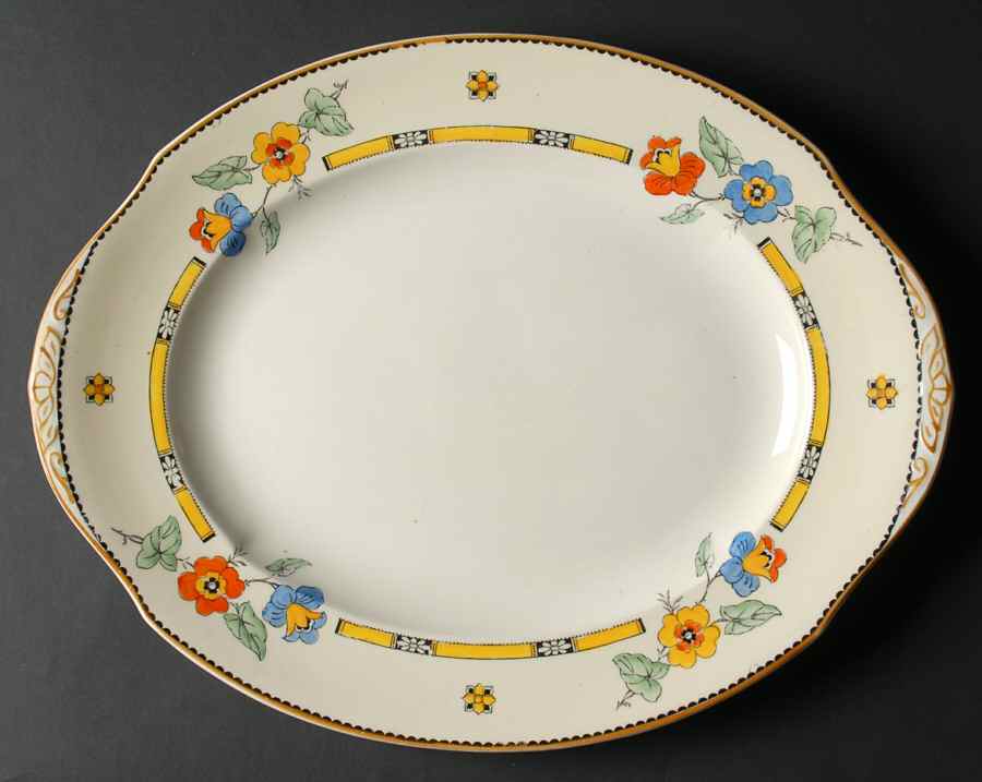 Dartmouth 14" Oval Serving Platter by Grindley-1