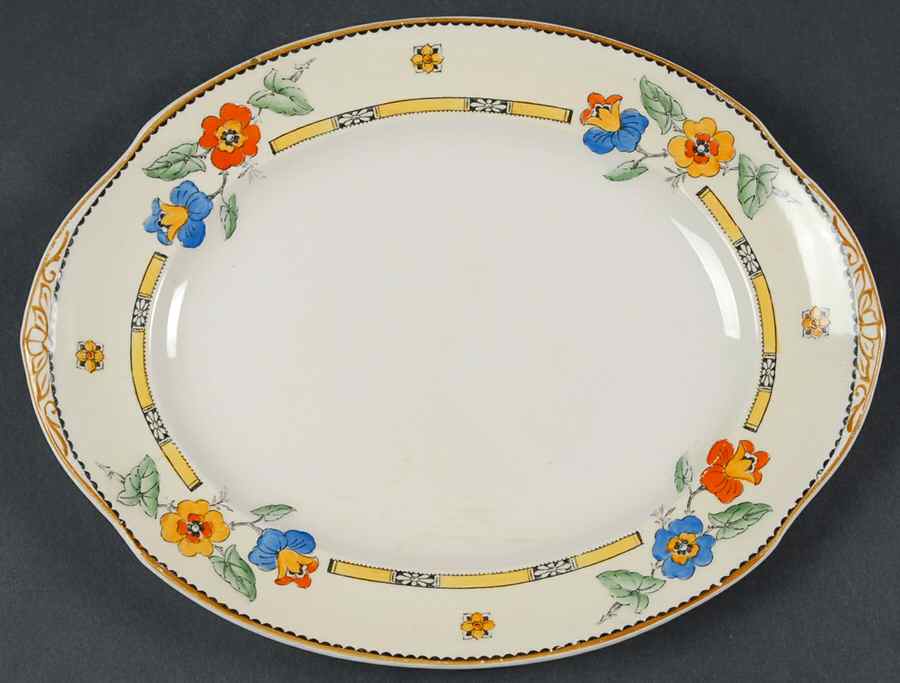 Dartmouth 10" Oval Serving Platter by Grindley-1
