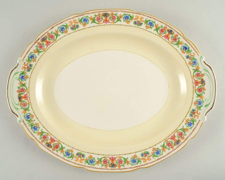The Delicia 16" Oval Serving Platter by Grindley-1