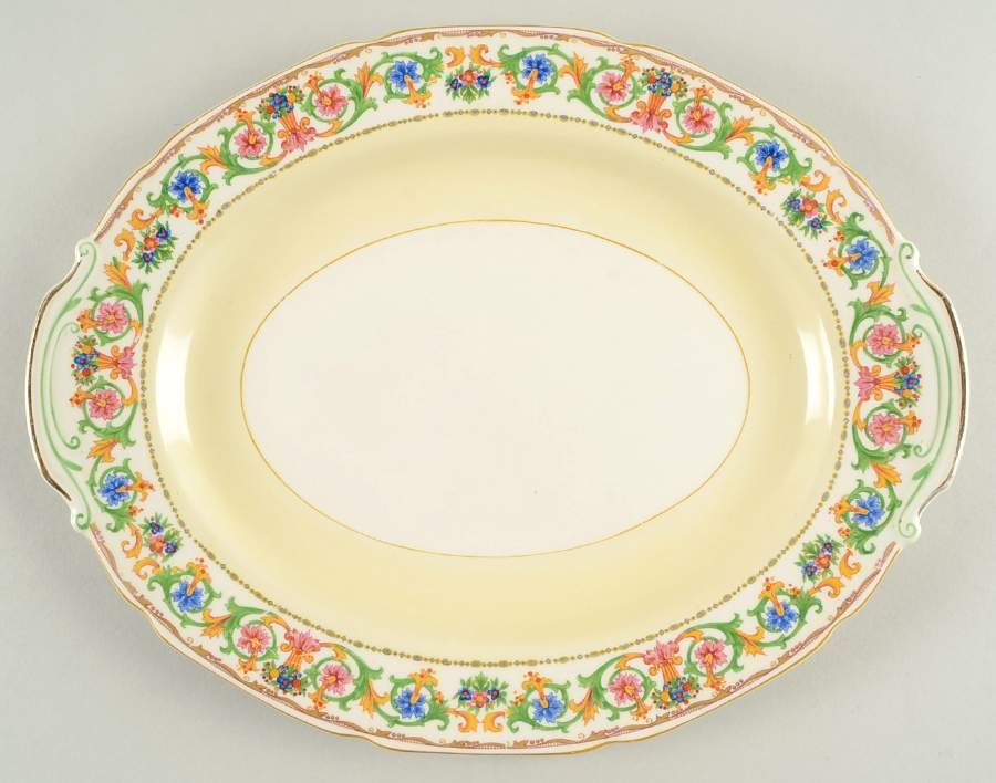 The Delicia 12" Oval Serving Platter by Grindley-1