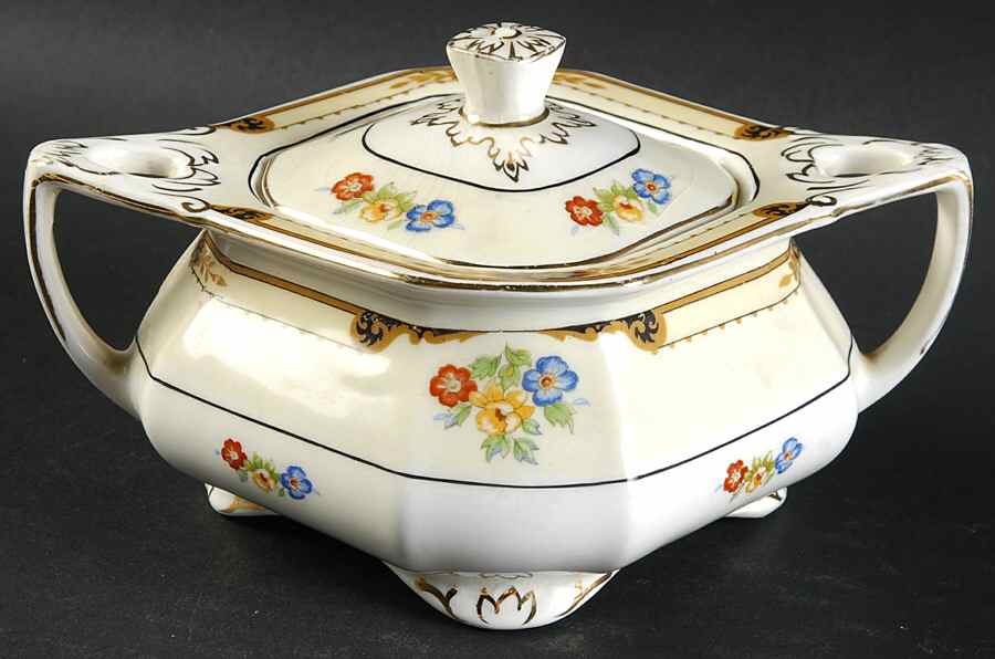 The Dorset Sugar Bowl & Lid by Grindley-1