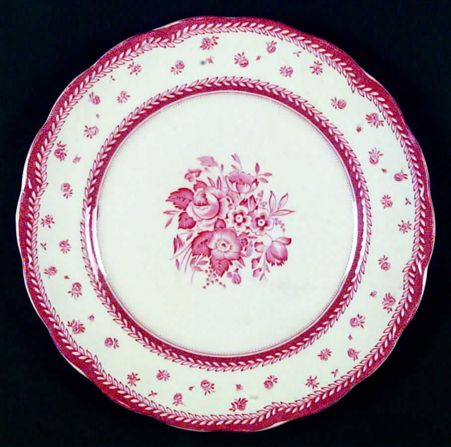 Dovedale Pink Dinner Plate by Grindley-1