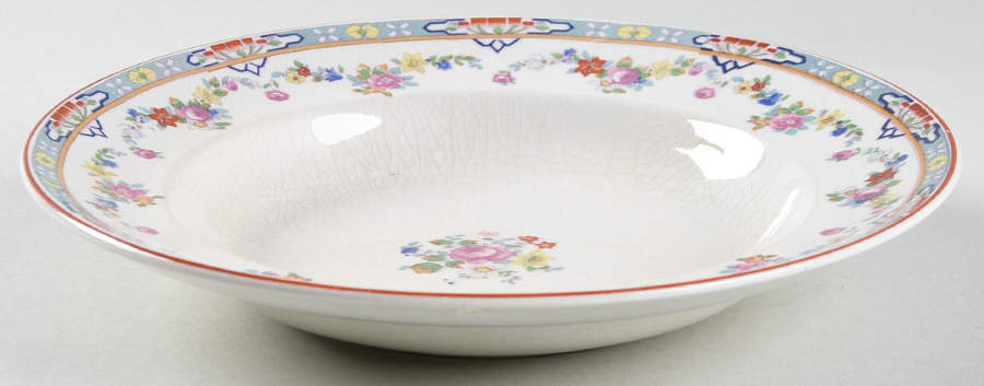 Dresden Rim Soup Bowl by Grindley-1