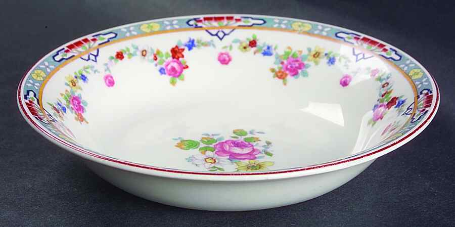 Dresden Fruit/Dessert (Sauce) Bowl by Grindley-1