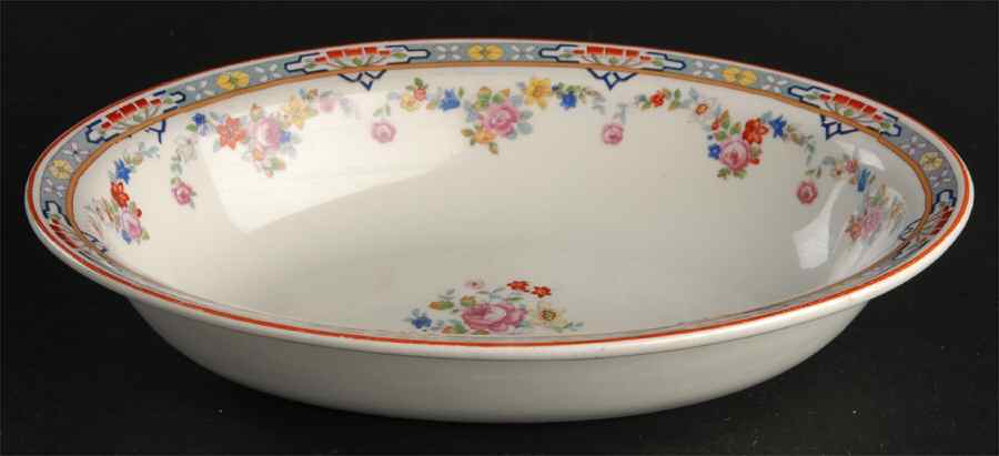 Dresden 9" Oval Vegetable Bowl by Grindley-1