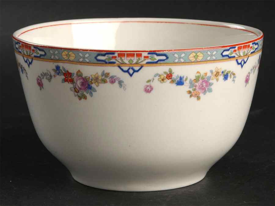 Dresden Cranberry Bowl by Grindley-1