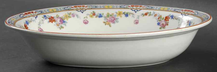 Dresden 9" Oval Vegetable Bowl by Grindley-1