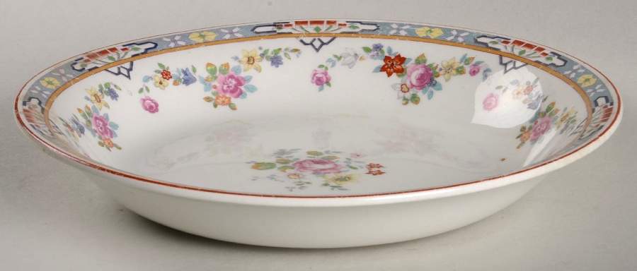 Dresden Coupe Soup Bowl by Grindley-1