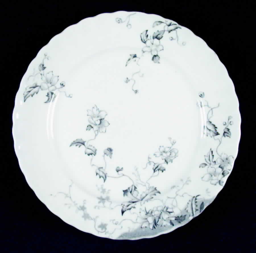 Duchess Blue Gray Dessert/Pie Plate by Grindley-1
