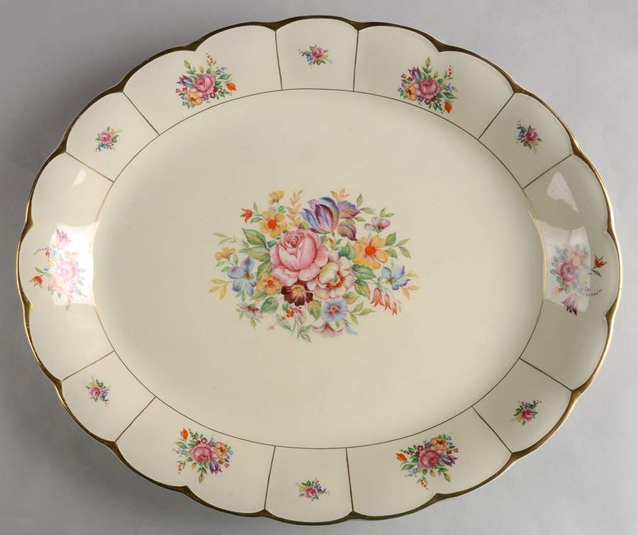 Duchess 16" Oval Serving Platter by Grindley-1