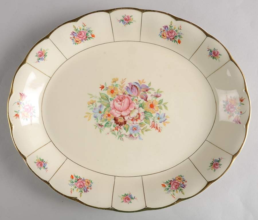 Duchess 12" Oval Serving Platter by Grindley-1