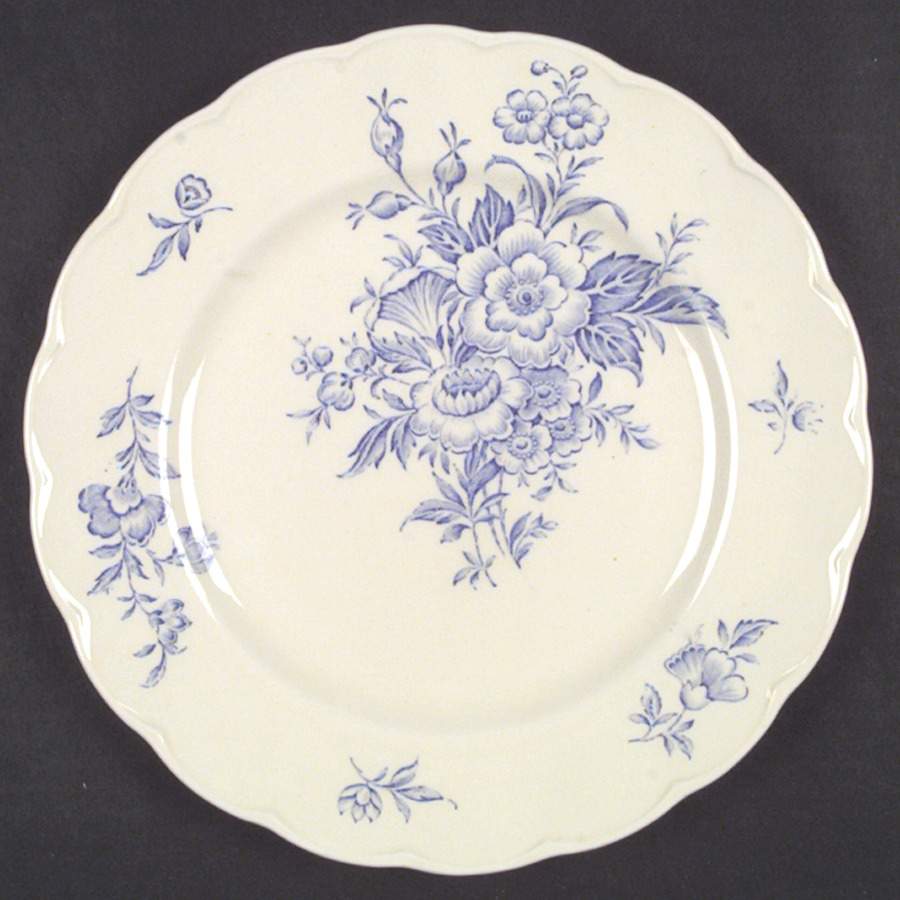 Eileen (Cream Background, No Trim) Dinner Plate by Grindley-1